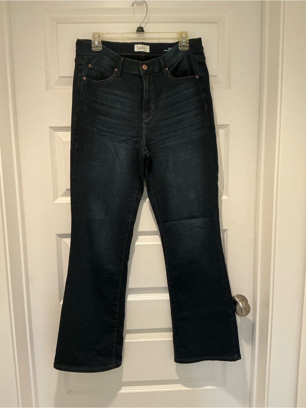 Nicole Miller New York SoHo High Rise Bootcut Jeans in Dark Wash Size 12 Like Ne